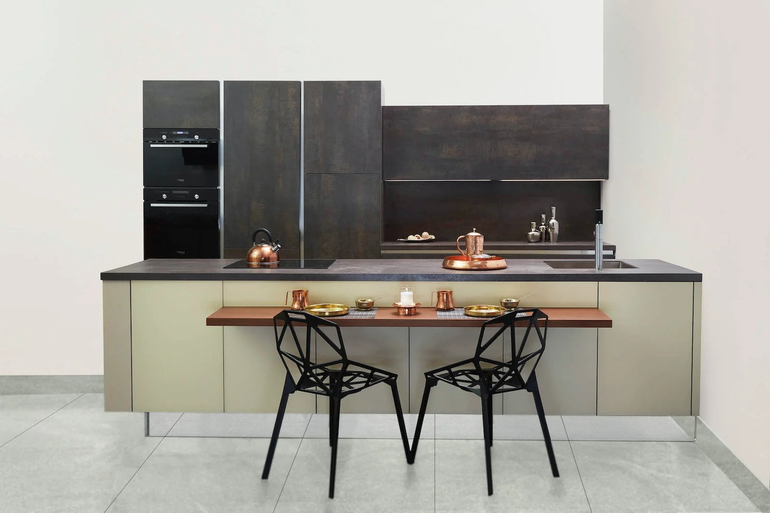 gold kitchen appliances